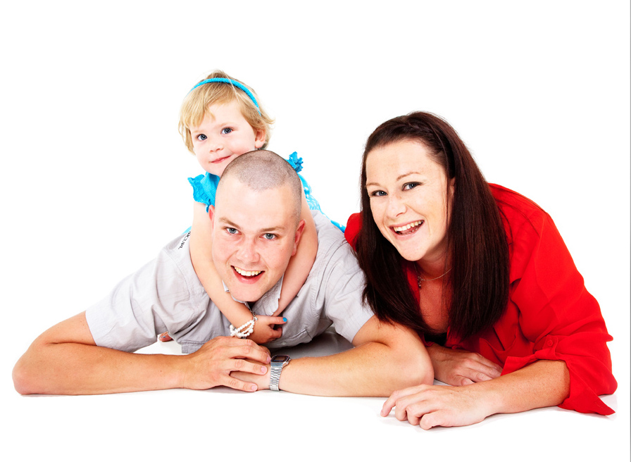 Family group portrait professional studio photography by Anais Chaine in Auckland Ponsonby New Zealand