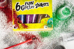 Croxley glitter shakers product photography auckland